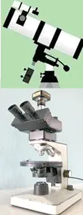 Application of physics in the field of optical devices